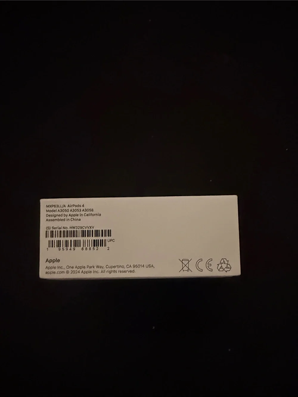Apple White Wireless Earbud Headphones